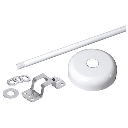 Swivel Stem, White, 18 in H, 18 in L MPN:SS18