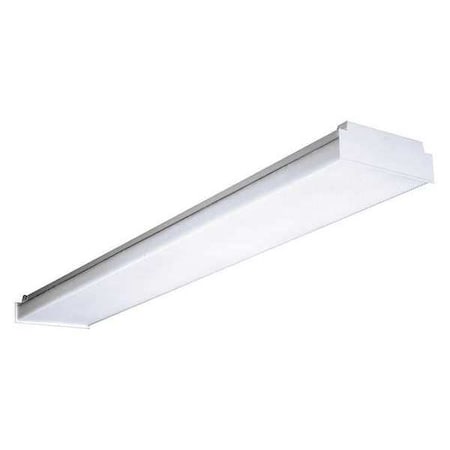 LED Wraparound Fixture, 4 ft L, 4984 lm MPN:LAW4-40ML-EDU
