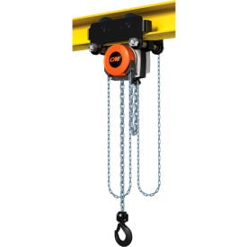CM Hurricane 360° Hoist & Trolley Combo Geared 3 Ton Capacity 10' LIft HU3000GA10