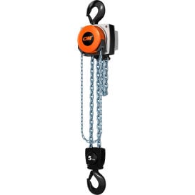 CM Hurricane 360° Hand Chain Hoist 5 Ton 20 Ft. Lift 5641A