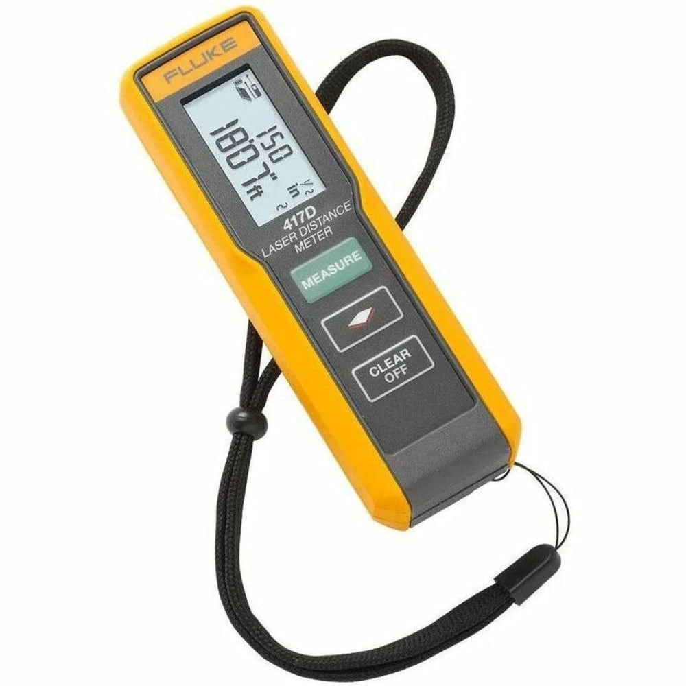 Fluke 417D Laser Distance Meter - Laser Measure - Laser Level - 131 ft - ± 78.7 mil - AAA Battery LCD Display MPN:FLUKE-417D