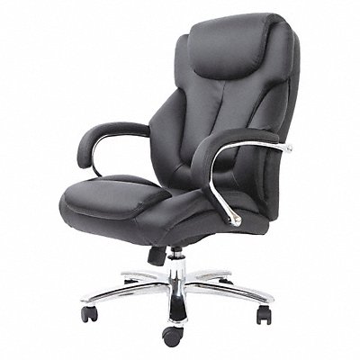 Exec Chair Leather Black 20-24 Seat Ht MPN:60-5600T