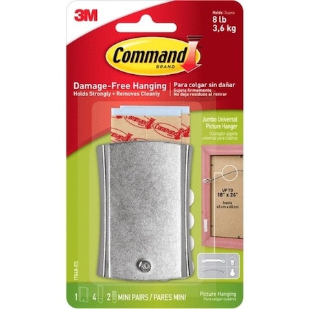 Jumbo Universal Picture Hanger, 1, PK24 MPN:17048