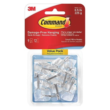 Clear Small Wire Hook Value Pack, PK12 MPN:17067CLR-9ES