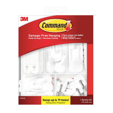 Utility Hook, White, 15/16 in D, PK14 MPN:17231-ES