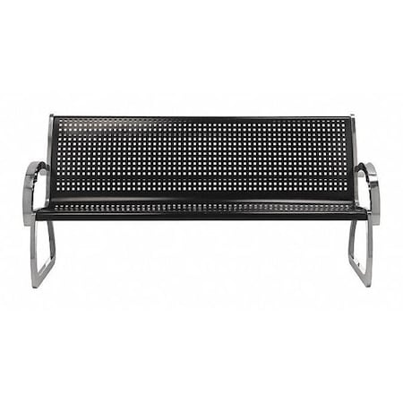 Skyline Blk Bench Stainless Sides, 4 ft. MPN:725001