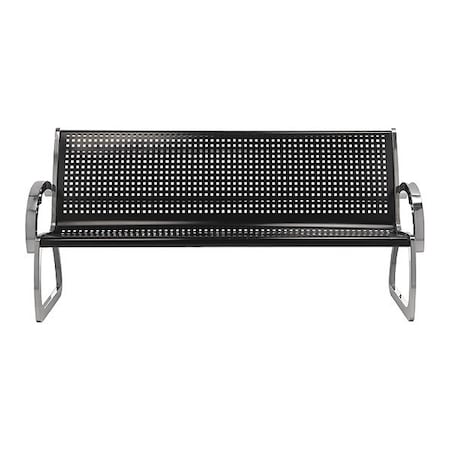 Skyline Blk Bench Stainless Sides, 6 ft. MPN:725101