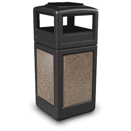 StoneTec Trash Bin Ash 42 gal., Blk Rvst MPN:72055299