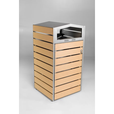 Woodview Waste Container, Double-Sided MPN:736572