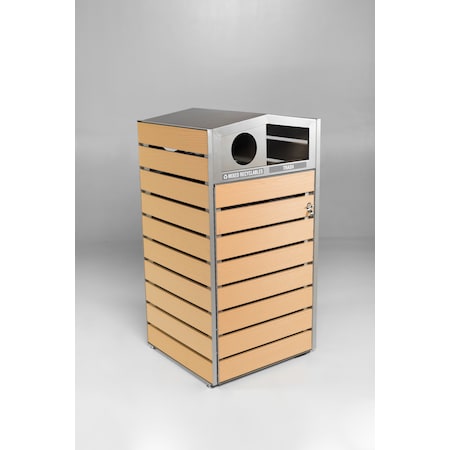 Woodview Waste/Recycling Ce, Double-Sided MPN:736772