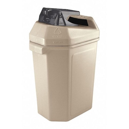 Canpactor Can Crusher Waste Container, 30 gal Capacity, Easy to Use, Plastic MPN:745102
