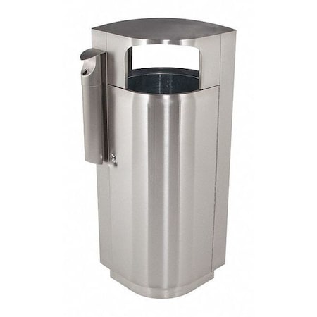 Waste Receptacle, Ashtray, SS, 20 gal. MPN:78222999