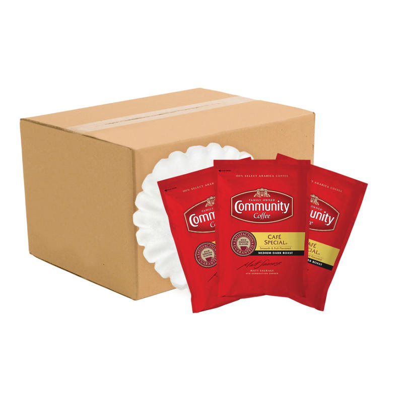 Community Coffee Arabica Single-Serve Coffee Packets, Cafe Special Blend, Carton Of 40 MPN:3570015104