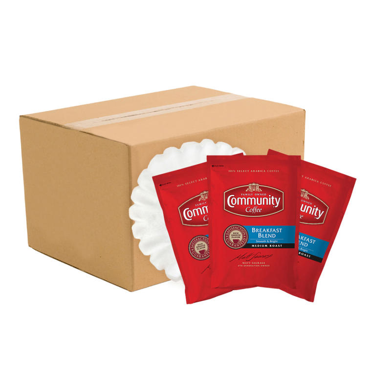 Community Coffee Arabica Single-Serve Coffee Packets, Breakfast Blend, Carton Of 40 MPN:3570015505