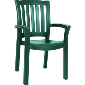 Siesta Sunshine Resin Dining Arm Chair Green ISP015-GRE - Pkg Qty 4