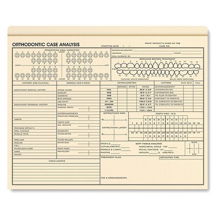Orthod Case Analysis Envelo-File, PK25 MPN:A1048