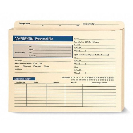 Confidential Personnel File, Expndbl, PK25 MPN:A222