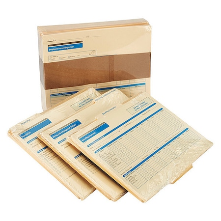 Employee Record Organizer, 3 Section, PK25 MPN:A3103