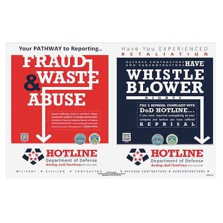 Labor Law Poster, 25 in H x, 2 1/2 in W, Plastic MPN:EDOD1