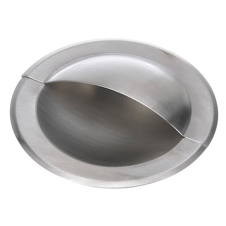 Drawer Pull, Stainlss Steel Round Recssed MPN:P60-1010