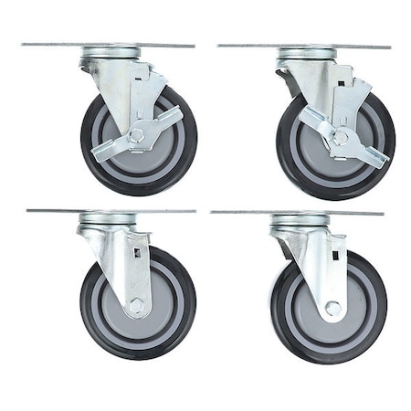 Caster Kit, HD 5-3/8