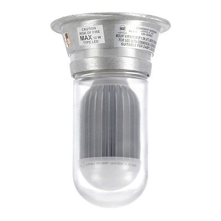 Surface Mt Warm White LED Hood Light Cle MPN:L55-LEDW-1004