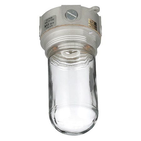 Alum Surface Mt Refrig Light Clear Glass MPN:VXS-100-GL