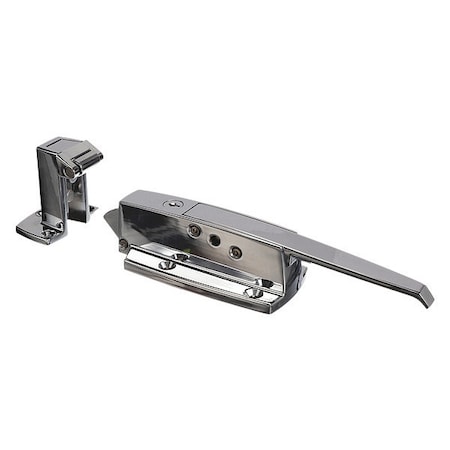 Polished CP Walk-In Door Latch Lock and MPN:W19-1500-C