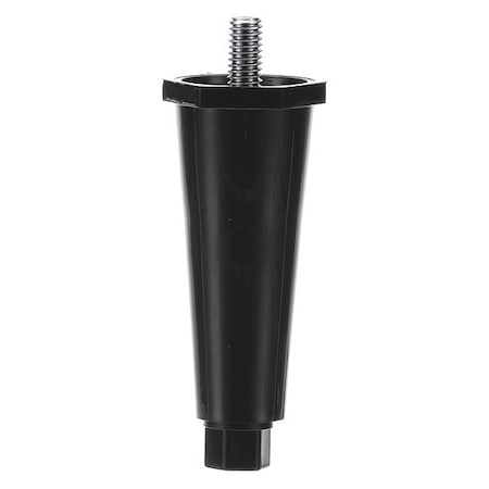 Blk Applianc3 Leg, 3/8-16 x 5/8