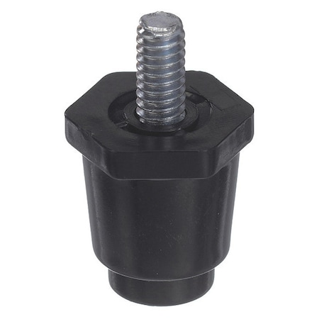 Black Appliance Leg, 1/4-20 x 1/2