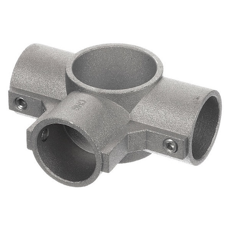 Brushed Aluminum Center Cross Brace Fitting For 1-5/8