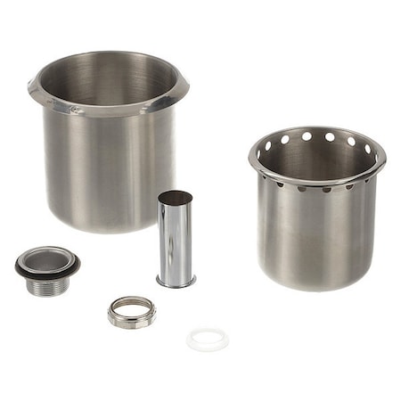 Encore Stainless Steel Dipper Well Assembly complete less faucet MPN:K30-1000