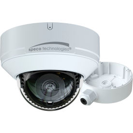 Speco® 8MP IP Dome Camera w/ Advanced Analytics & Junction Box 2.8mm Fixed Lens White Housing O8D9