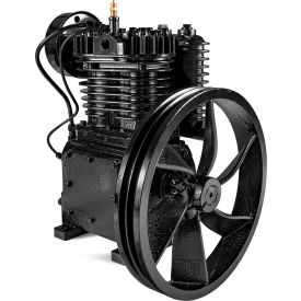 Industrial Gold Two-Stage Reciprocating Compressor Pump 2 Cylinder 5-7.5 HP 25 CFM CA1-B