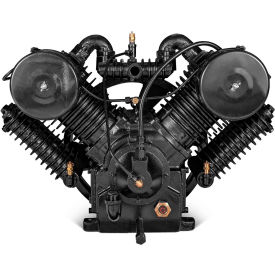 Industrial Gold Two-Stage Reciprocating Compressor Pump Head Unloaded 4 Cylinder 7.5-15HP 45 CFM CA2U