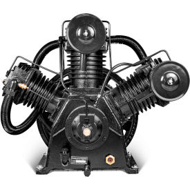 Industrial Gold Two-Stage Reciprocating Compressor Pump 3 Cylinder 15 HP 53 CFM CA3