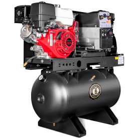 Industrial Gold Air Compressor/Generator/Welder 30 Gal Cap. 13 HP 16.4 CFM Honda Electric Start CI13GEH33-GW