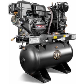 Industrial Gold Air Compressor 30 Gal Cap. 175 PSI 13 HP 18.4 CFM CRX Electric Start CI13GEX33