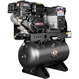 Industrial Gold Air Compressor/Generator/Welder 30 Gal Cap. 13 HP 16.4 CFM CRX Electric Start CI13GEX33-GW