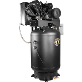 Industrial Gold Two-Stage Air Compressor 120 Gal. Cap. Vertical 10 HP 35.4 CFM 1-Ph 208-230V CI1021E120V