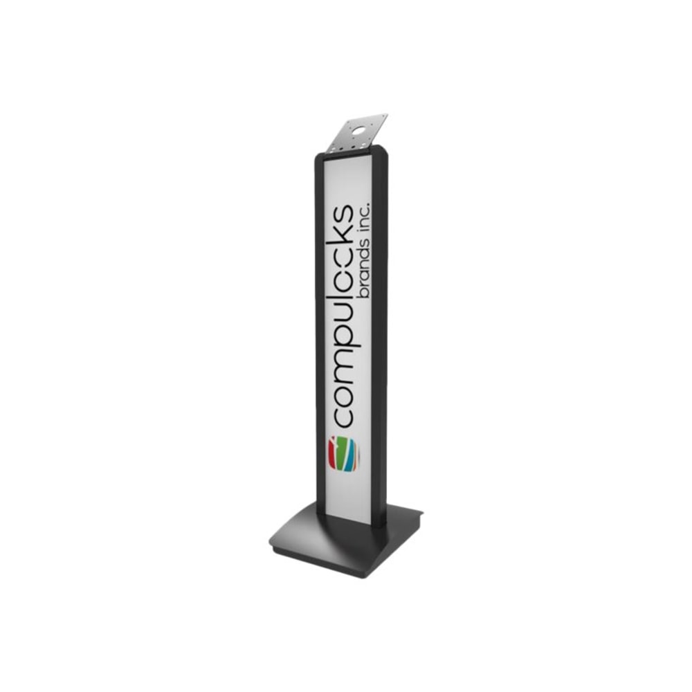 Compulocks VESA Brandable Floor Stand - Stand - for tablet - aluminum - black - mounting interface: VESA - floor-standing MPN:140B