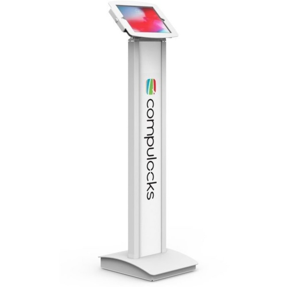 MacLocks Compulocks VESA Brandable Floor Stand Stand for tablet aluminum white floor standing MPN:140W