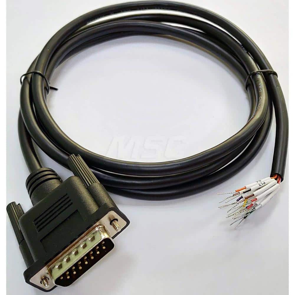 25' Male Serial Connector DB15 Computer Data Cable MPN:DBC-15MW-25