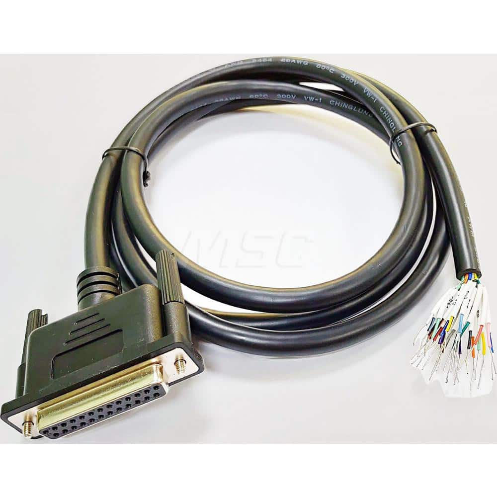 5' Female Serial Connector DB25 Computer Data Cable MPN:DBC-25FW-05
