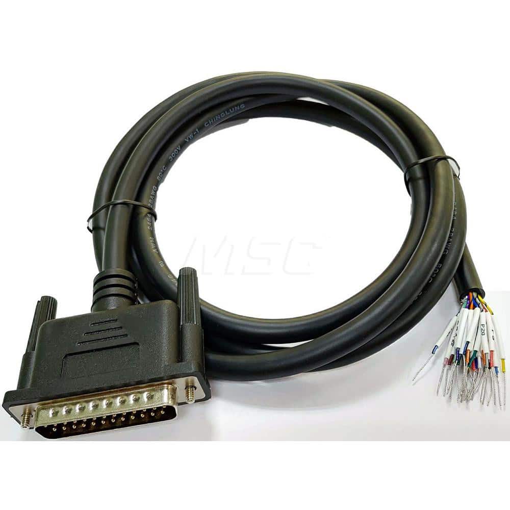 10' Male Serial Connector DB25 Computer Data Cable MPN:DBC-25MW-10