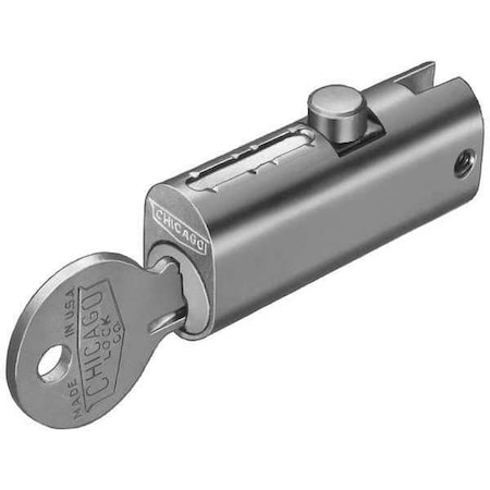 File Cabinet Locks, Chrome, 0 Number of Keys, Alike Key Type MPN:C5002LP-1X03