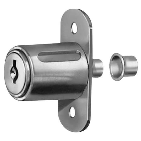Sliding Door Lock, Nickel, Key Different MPN:C8043-KD-14A