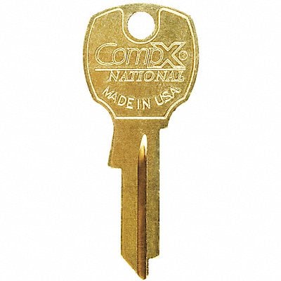 Key Blank For 4DED5 Bright Brass MPN:D4291