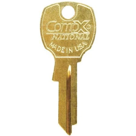 Key Blank, For 4DED5, Bright Brass MPN:D4291