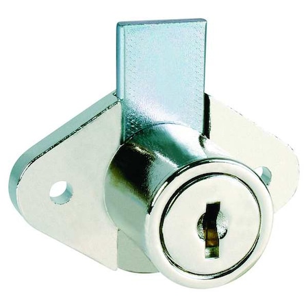 Cabinet and Drawer Dead Bolt Locks, Brass, 15/16